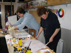 Henny Jochems Kleurrijke kunst Schilder workshop