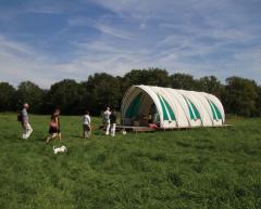 Landkunst in Het Groene Woud Nabij Zorgboerderij De Dommelhoeve, Sint-Oedenrode