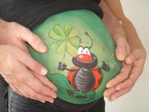 Rainbow Creation Bellypaint