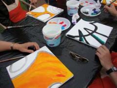 ReeVeld Art Workshop schilderen
