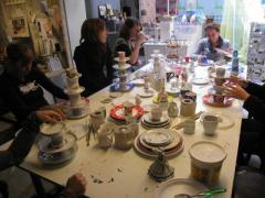 Theetuin Bij de dames Etagère workshop