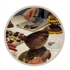 Creatief en Lekker Chocolade Workshop Paasei de Luxe