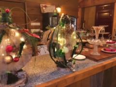 Kerstbloemschikworkshop met high tea.