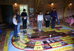 De Donkhoeve Levend Ganzenbordspel