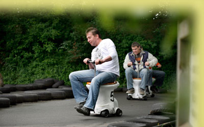 Kanoboerderij de Reusel Badkuip- en WC-racen