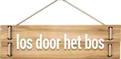 Los door het bos