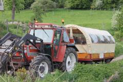 Paradijsvogels Dropping met huifkartocht  of huifkartocht