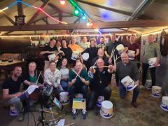 Percussie4fun Emmer drummen en Bucket drum workshops