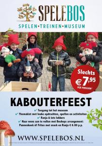 Vier je feestje in Spelebos, met een bezoek aan het speelgoedmuseum en een kist vol leuke spelletjes en activiteiten.