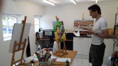 Tekenstudio Jan Workshop schilderen