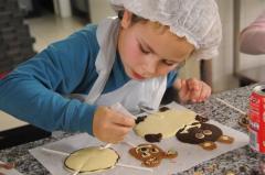 Winters chocolaterie Workshop kinderlolly's maken