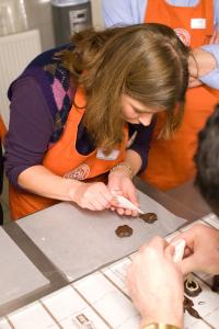 Winters chocolaterie Workshop bonbons maken